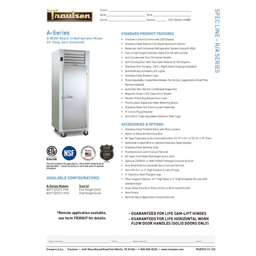 Spec Sheet