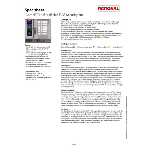 Security Spec Sheet