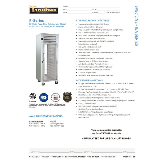 Spec Sheet