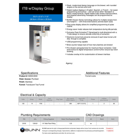 Spec Sheet