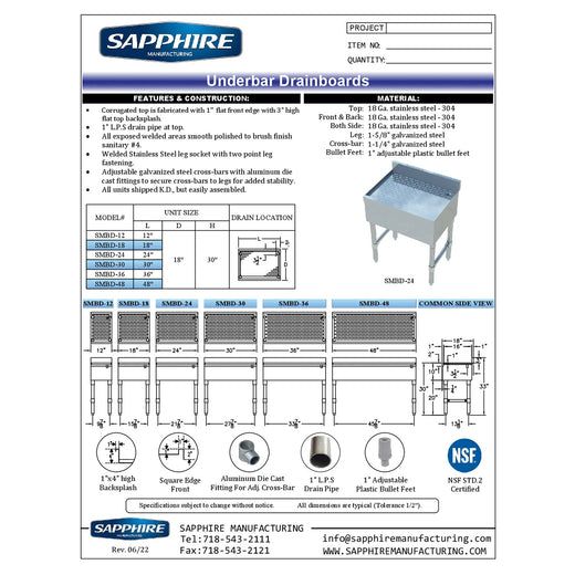 Spec Sheet