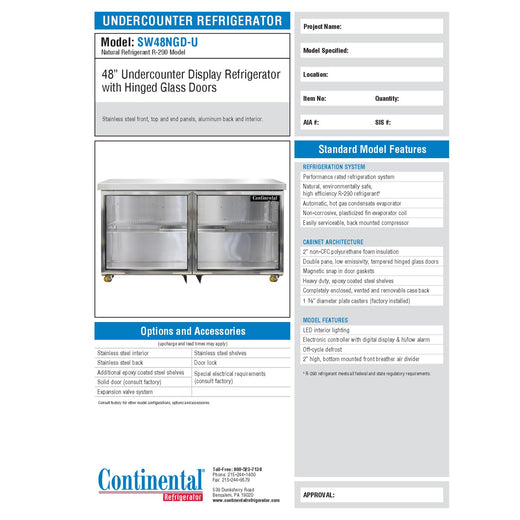 Spec Sheet