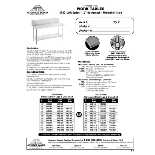 Spec Sheet