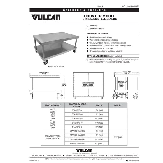 Spec Sheet