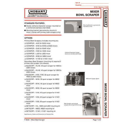 Spec Sheet