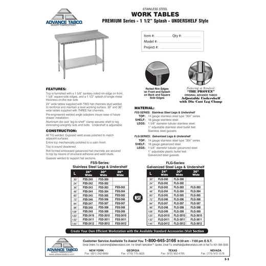 Spec Sheet