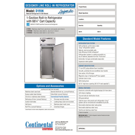 Spec Sheet