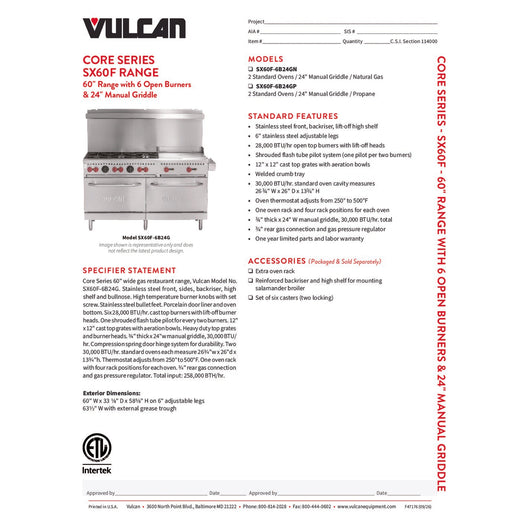 Spec Sheet
