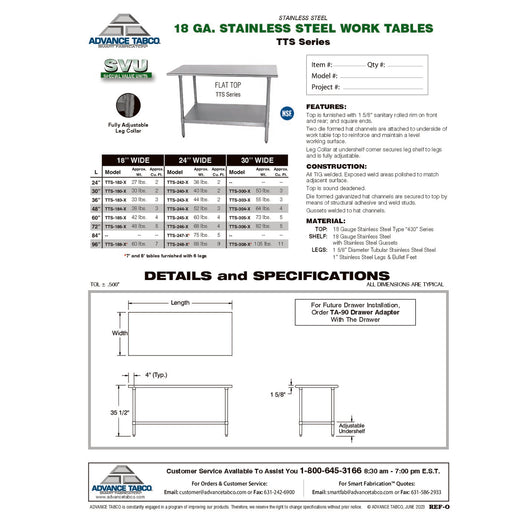 Spec Sheet
