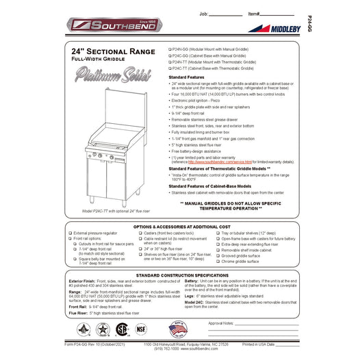 Spec Sheet