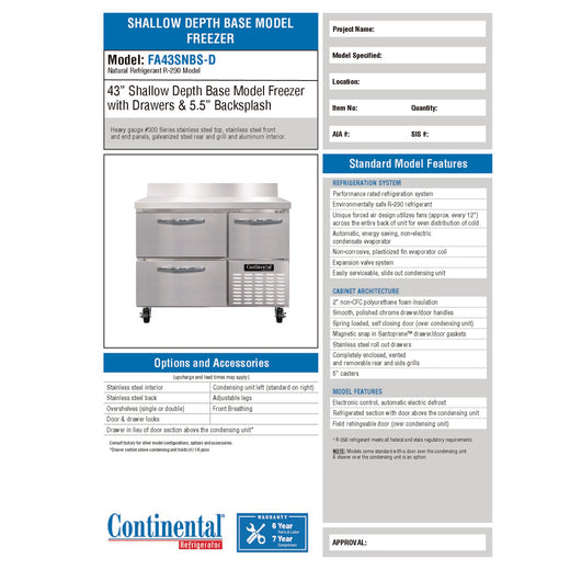 Spec Sheet