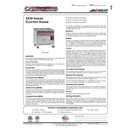 Spec Sheet