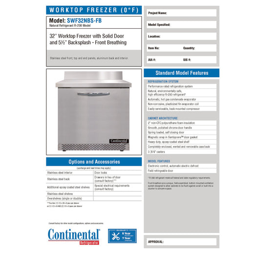 Spec Sheet