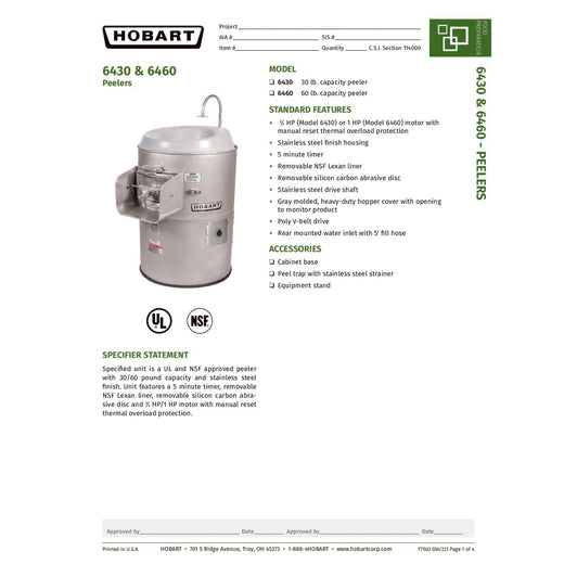 Spec Sheet