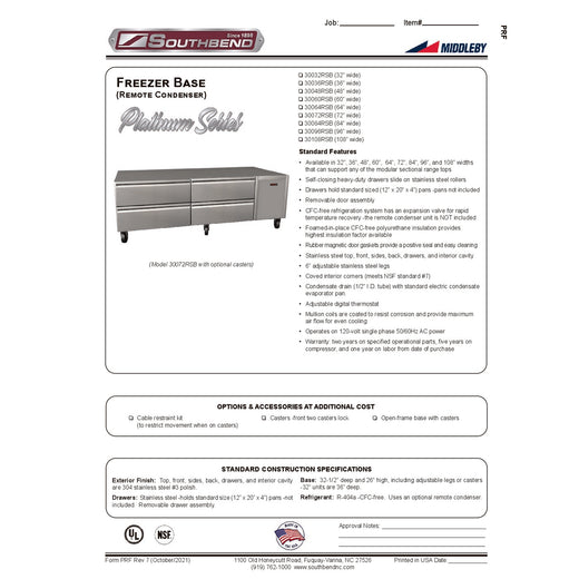 Spec Sheet