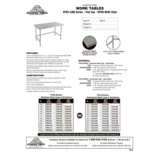 Spec Sheet