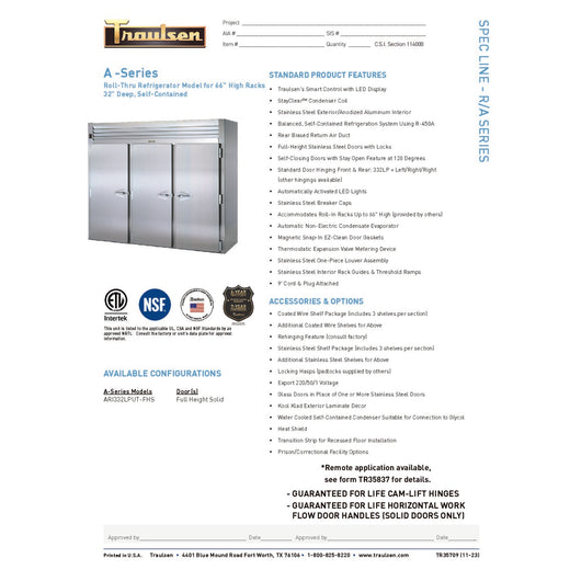 Spec Sheet