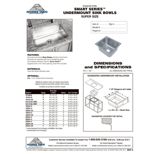 Spec Sheet