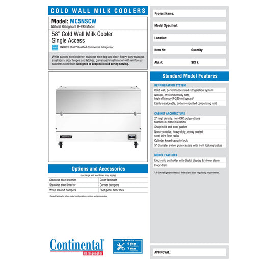 Spec Sheet