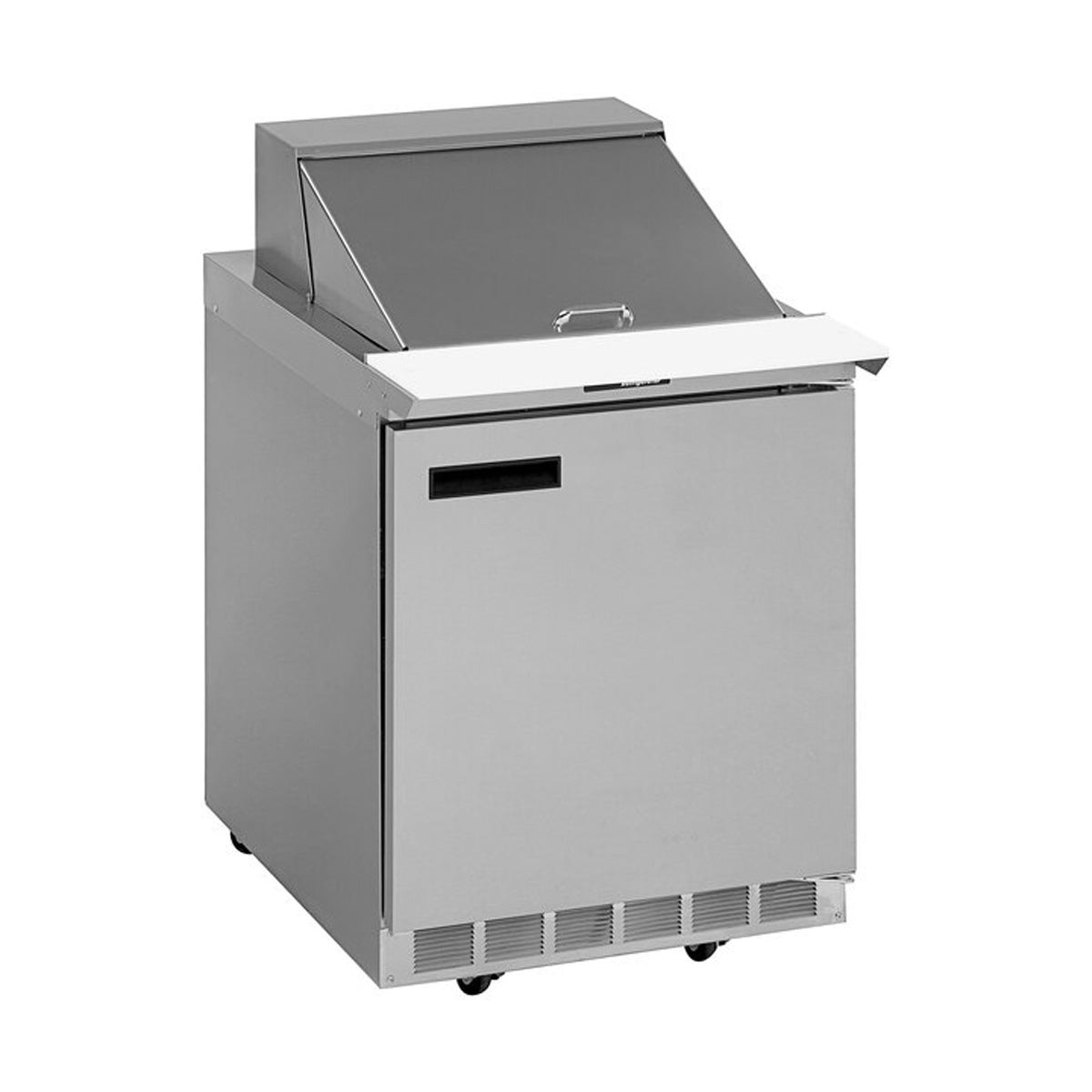 Delfield 4427NP-6 27.13-Inch Sandwich & Salad Prep Table — 6 Pans, 1 door