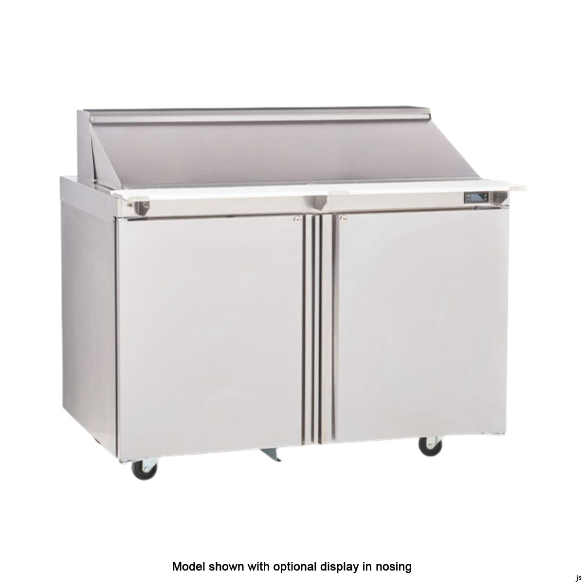 Delfield 4448NP-12M 48.13-Inch Sandwich & Salad Prep Table — 12 Pans, 2 doors