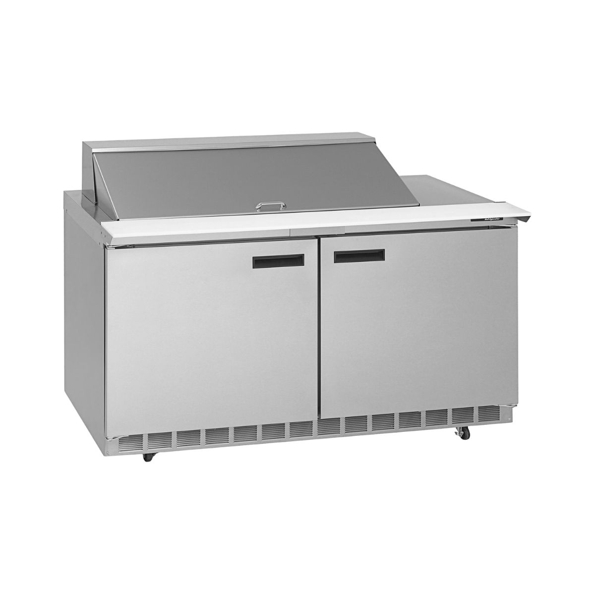 Delfield 4464NP-18M 64.13-Inch Sandwich & Salad Prep Table — 18 Pans, 2 doors