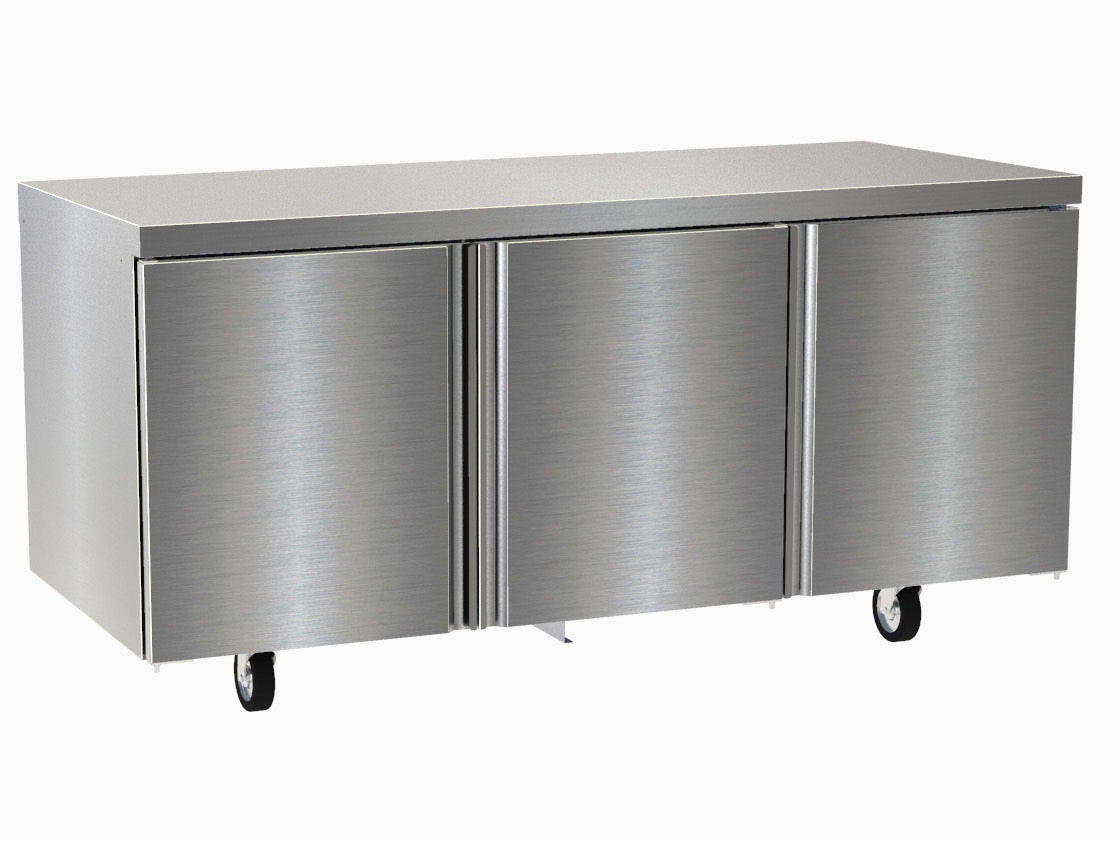 Delfield 4572NP 72.13-Inch Commercial Worktop Freezer — 3 doors
