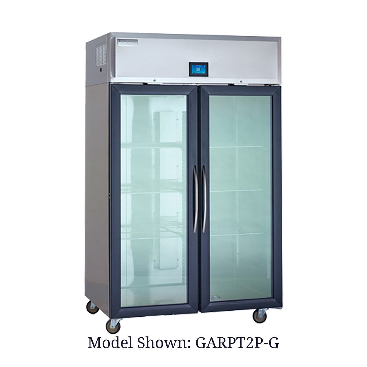 Delfield GARPT1P-G 27.4-Inch Pass-Thru Glass Door Refrigerator — 2 Doors