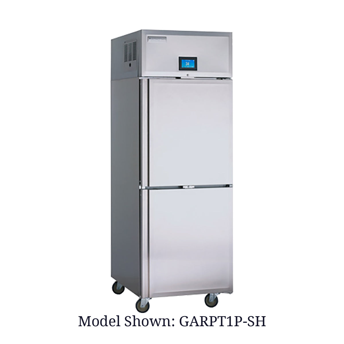Delfield GARPT2P-SH 55.22-Inch Pass-Thru Refrigerator — 8 Doors