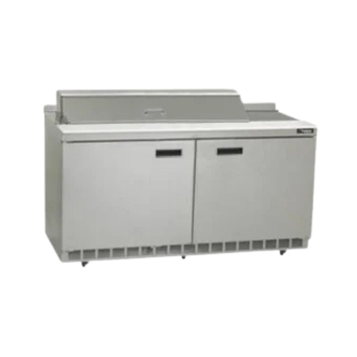 Delfield ST4460NP-18M 60.13-Inch Sandwich & Salad Prep Table — 18 Pans, 2 doors
