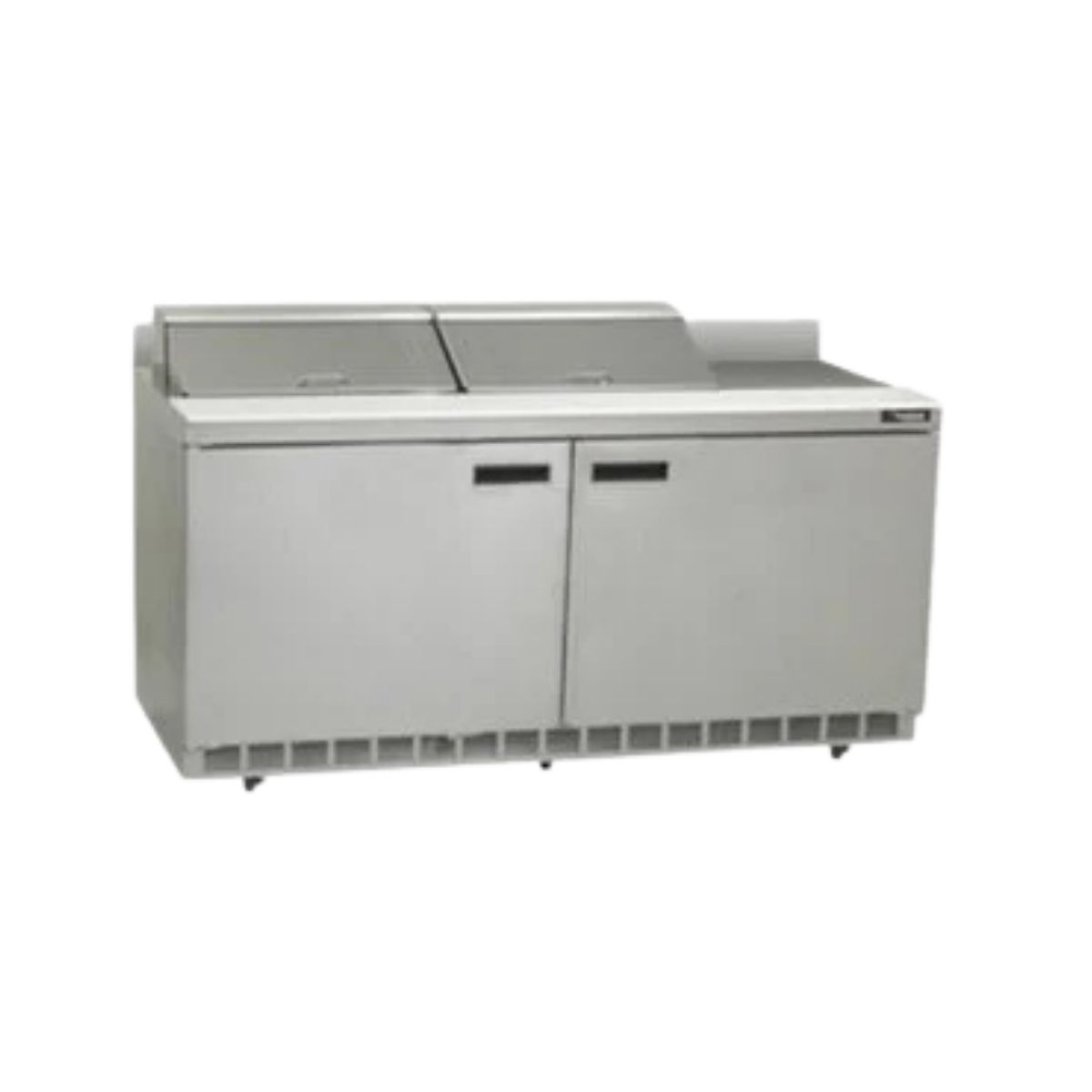 Delfield ST4464NP-12 64.13-Inch Sandwich & Salad Prep Table — 12 Pans, 2 doors