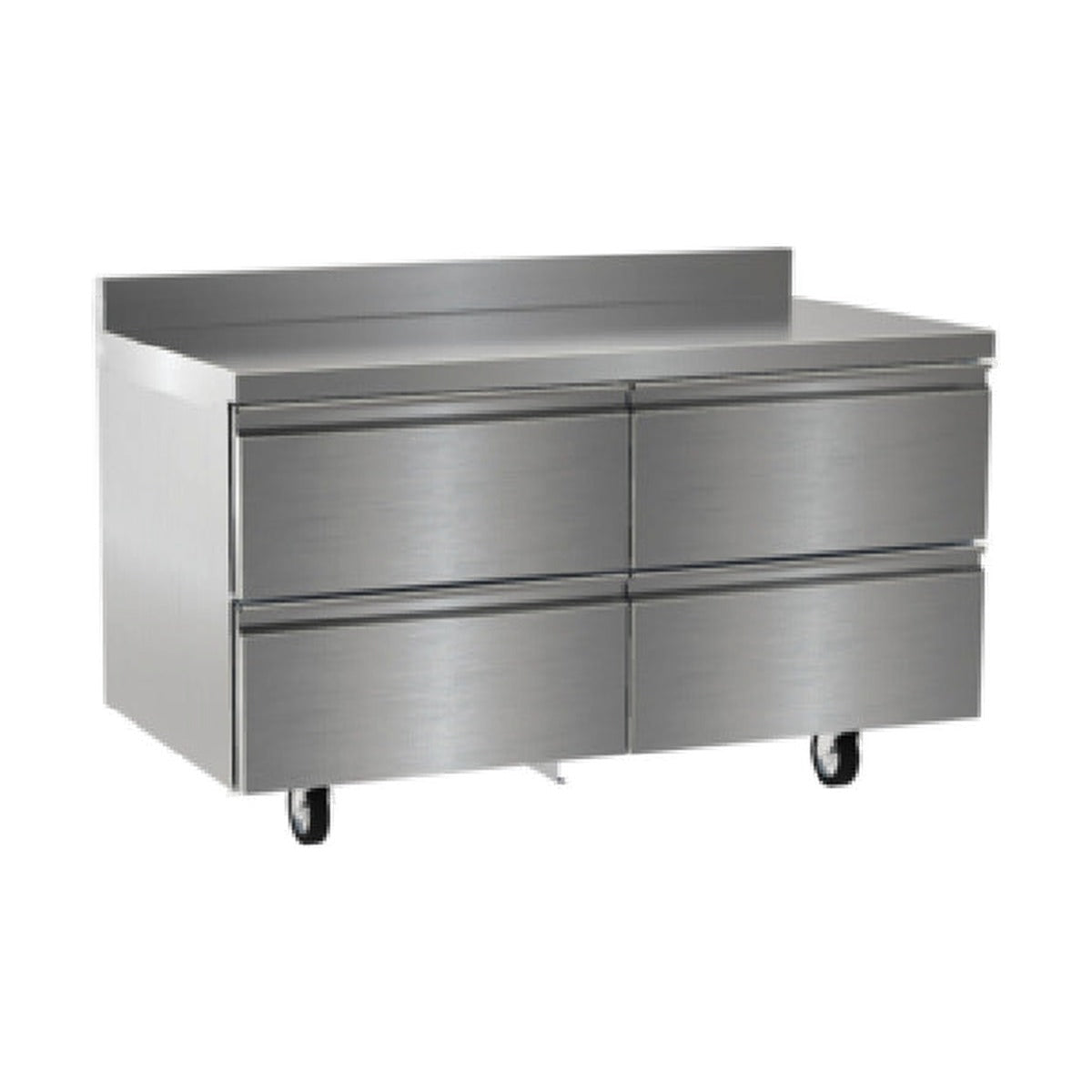 Delfield STD4464NP 64.13-Inch Commercial Worktop Refrigerator — 4 drawers