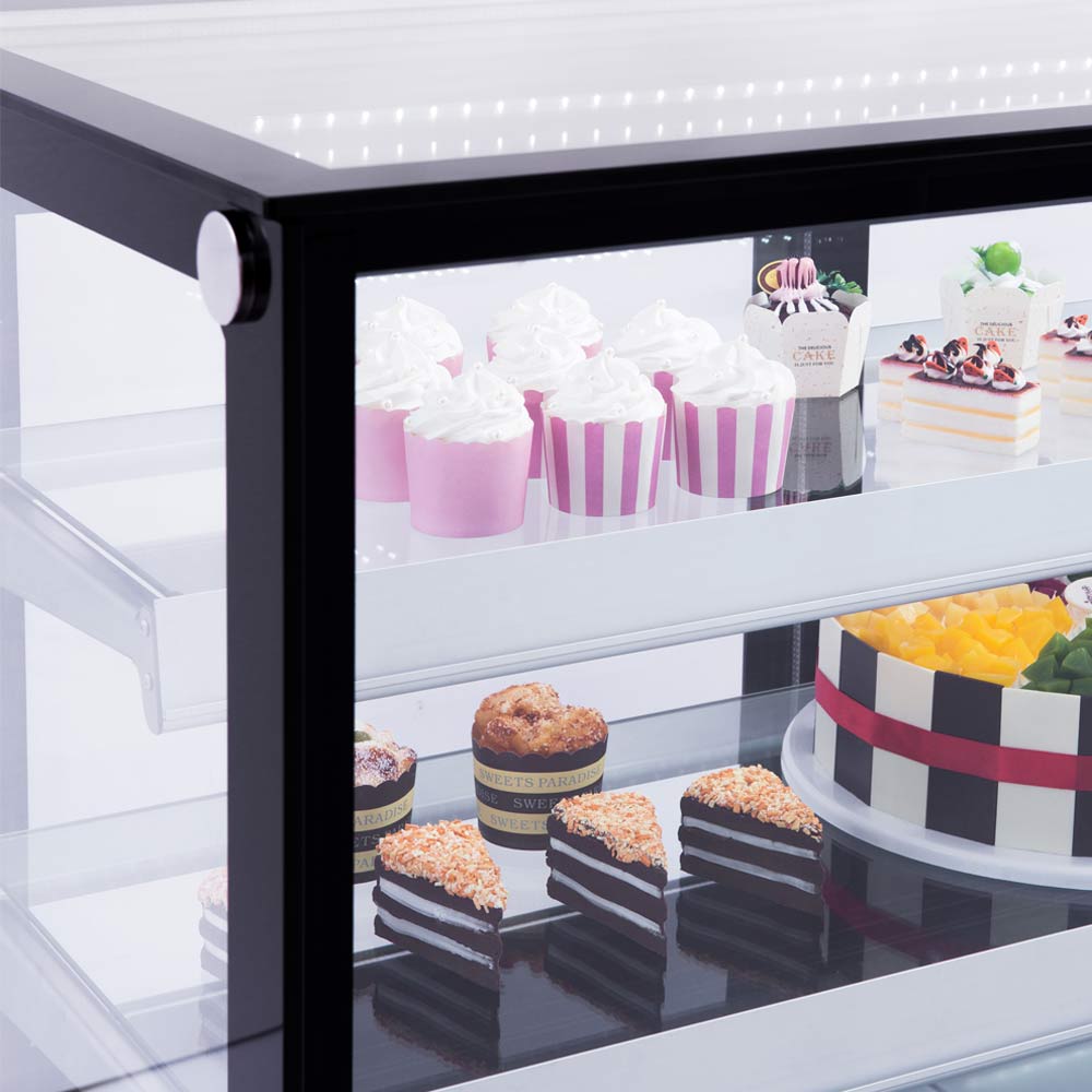 Marchia MBT72-ST 72" Straight Glass Refrigerated Bakery Display Case