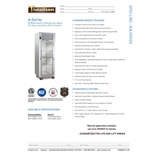 Spec Sheet