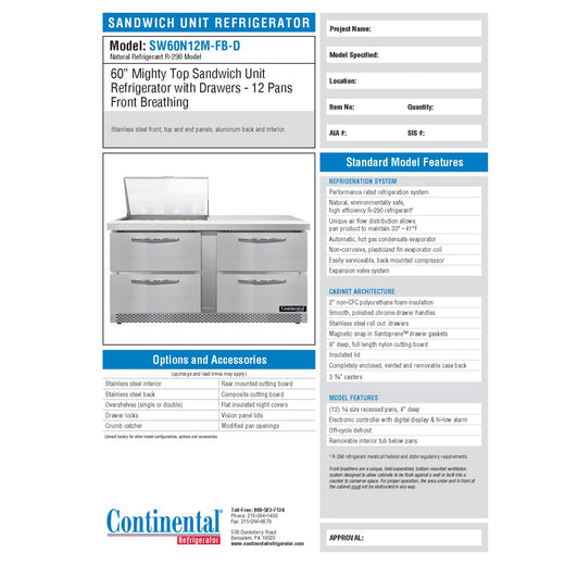 Spec Sheet