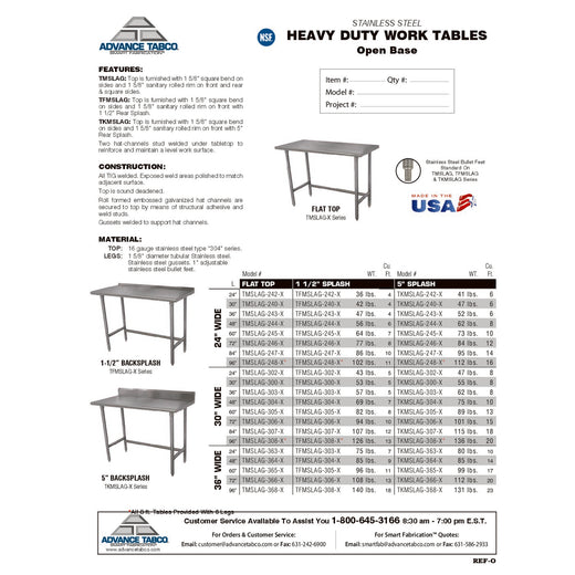 Spec Sheet