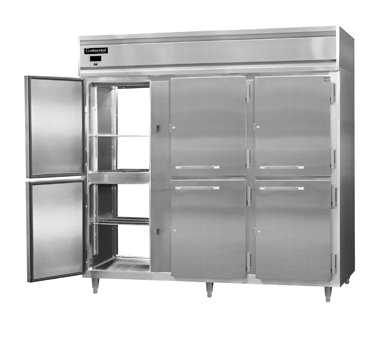 Continental Refrigerator D3RRFNPTHD 78-Inch Refrigerator / Freezer — 6 Doors, Stainless Steel Front