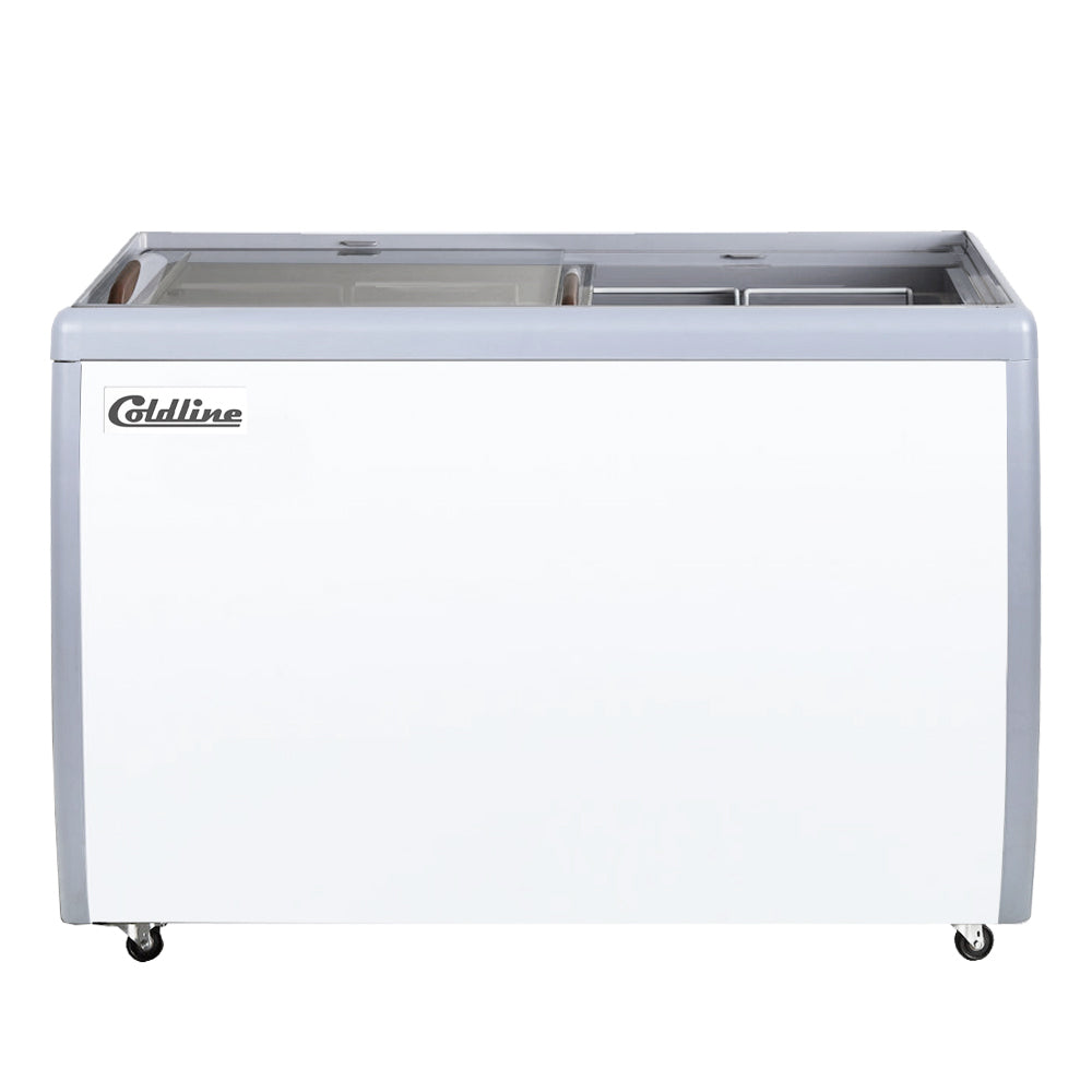 Coldline DP-360 ice cream dipping cabinet, front view