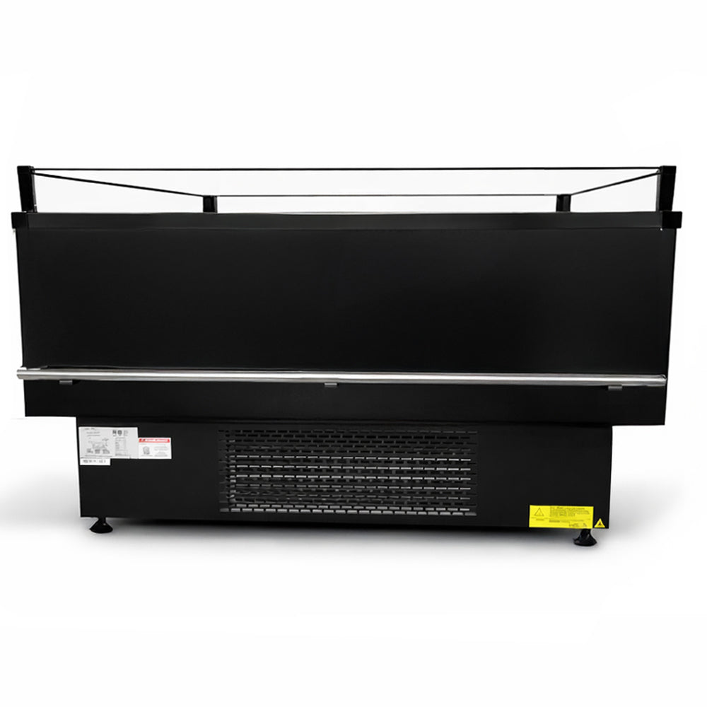 Coldline ISLAND-DT60 62" Open Air Dual Temperature Refrigerator and Freezer Island Merchandiser