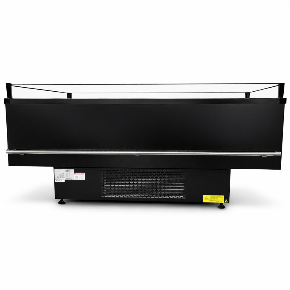 Coldline ISLAND-DT80 82" Open Air Dual Temperature Refrigerator and Freezer Island Merchandiser