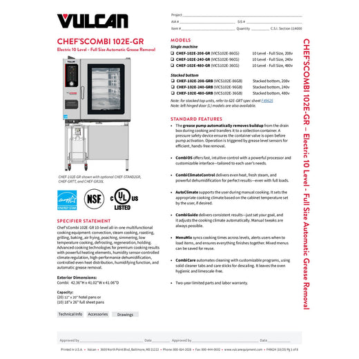 Spec Sheet