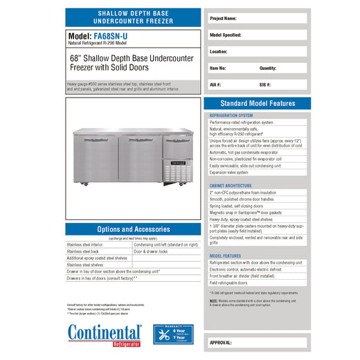 Spec Sheet