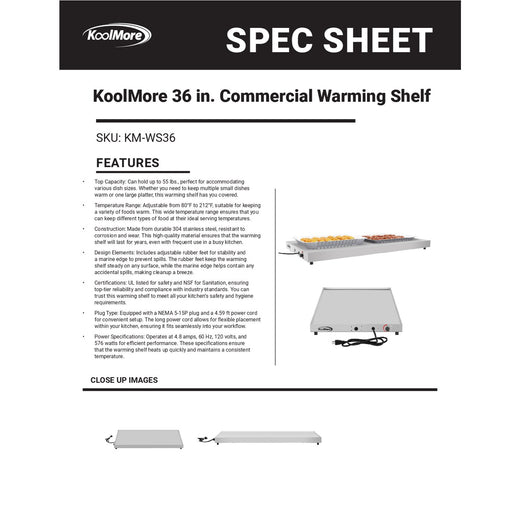 Spec Sheet