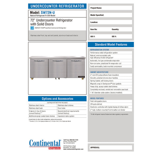 Spec Sheet