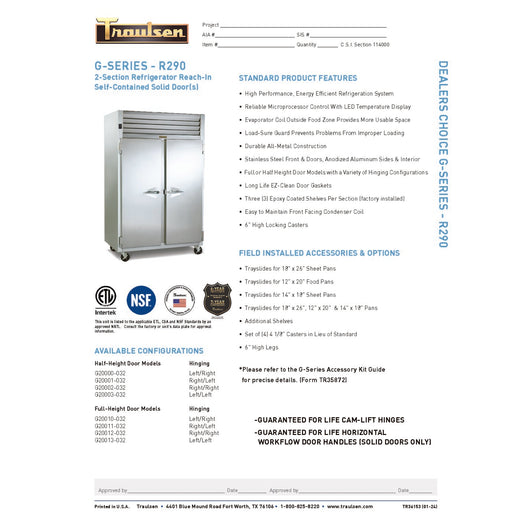 Spec Sheet