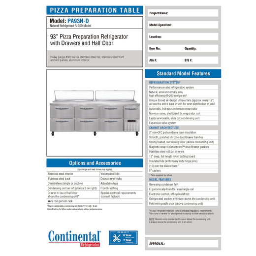 Spec Sheet