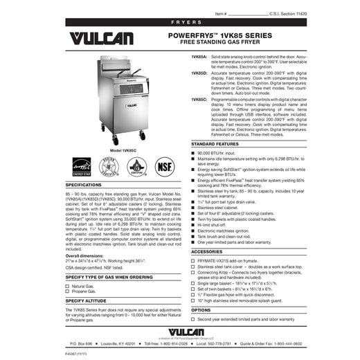 Spec Sheet