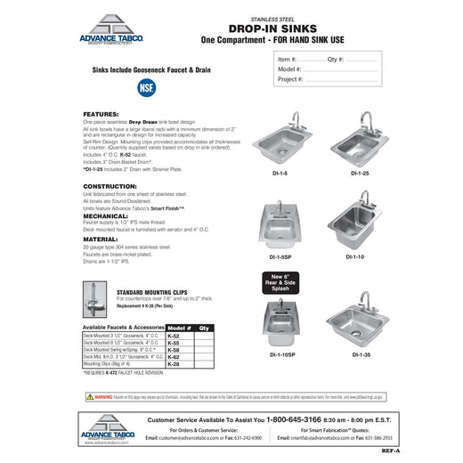 Spec Sheet