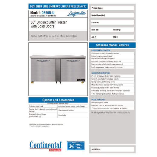 Spec Sheet