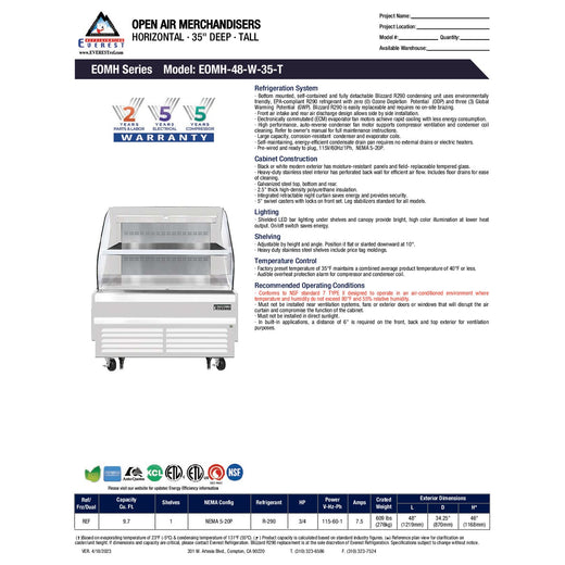 Spec Sheet